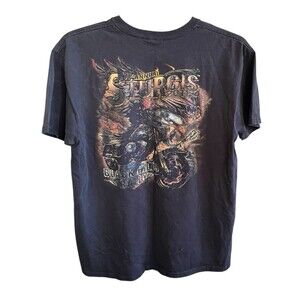 Sturgis Black Hills Rally Mens T-Shirt 2011 Biker Motorcycle Size Large